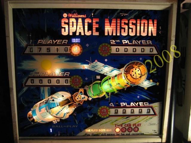 Space Mission Pinball Machine